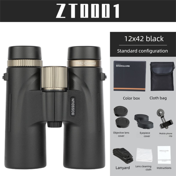 Dun Binoculars High Magnification HD Low Light Night Vision Travel Photography Metal Focus Telescope_voghion.com