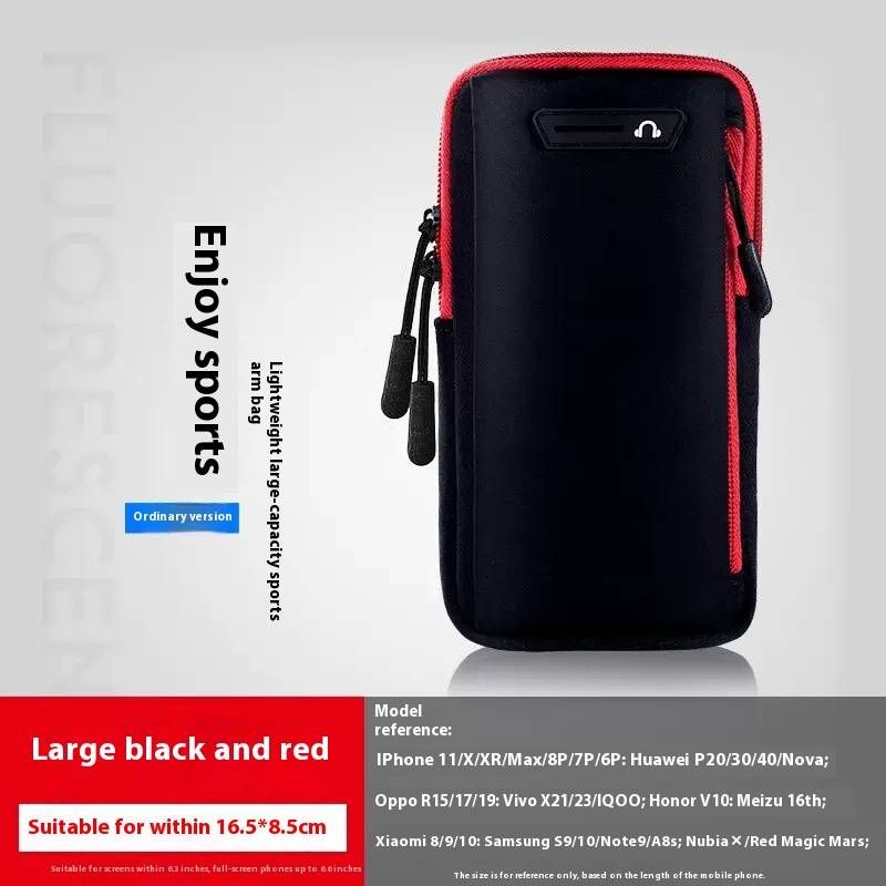 Running Mobile Phone Arm Bag Outdoor Mobile Phone Bag Men And Women Sports Equipment Fitness Wrist Arm Sleeve_voghion.com