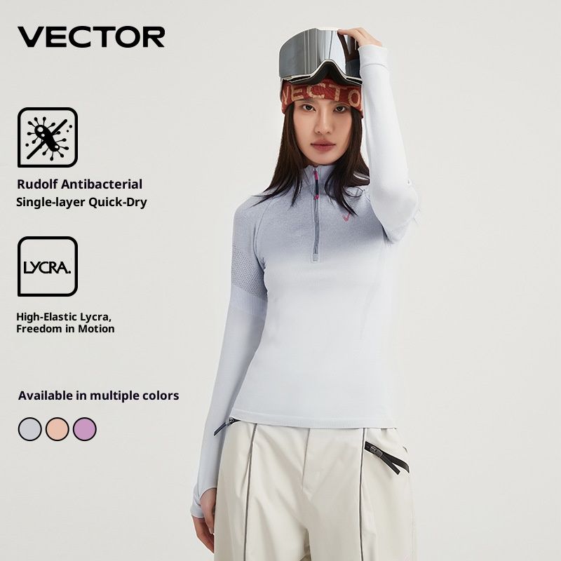 Completo intimo termico a compressione per tutte le stagioni - Intimo termico invernale e da sci senza cuciture per uomo e donna, abbigliamento sportivo traspirante ad asciugatura rapida_voghion.com