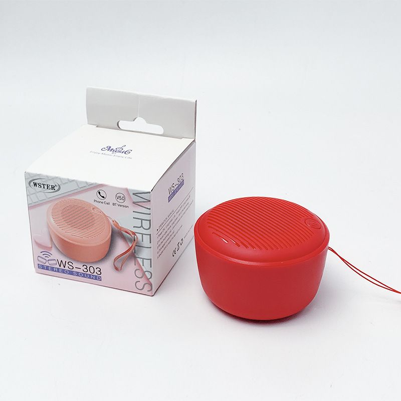 WS-303 New Mini Wireless Bluetooth Speaker Outdoor Portable Large Volume Creative Small Audio Gift_voghion.com