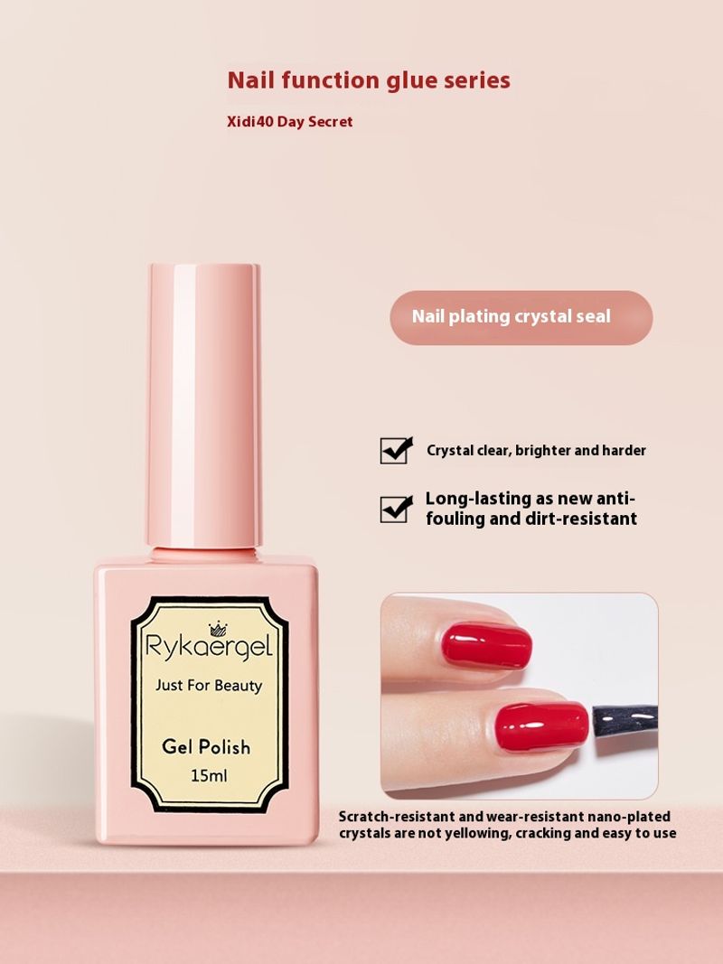 Nagellackklebstoff, ofnehmbaren Primer-Dichtung, Verstäerkungsklebstoff, Matt, Matéiert, Temperéiert Dichtung, Verpackung, Haltbar_voghion.com