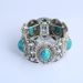 New Turquoise Bohemian Ethnic Style Jewelry Necklace Earrings Bracelet Set_voghion.com