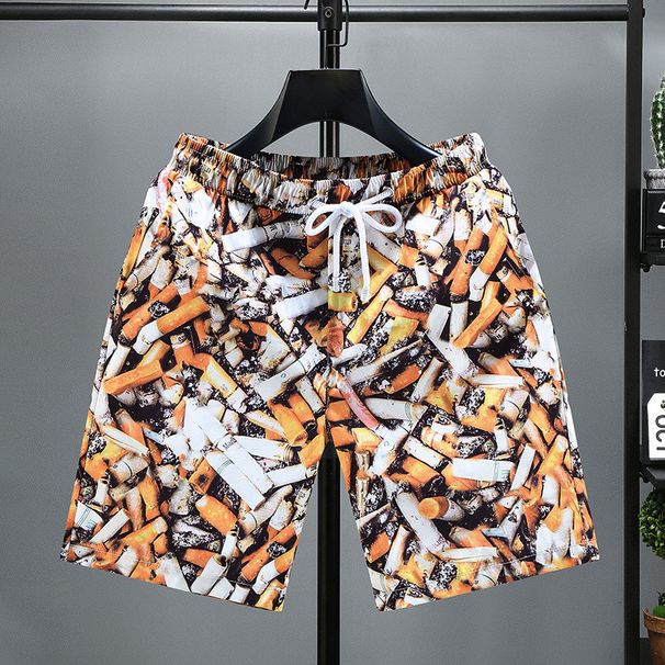 Shorts herre sommer hurtigttørrende store shorts til mænd afslappet net rødt modemærke sport Strandtøj slid herrebukser mode_voghion.com