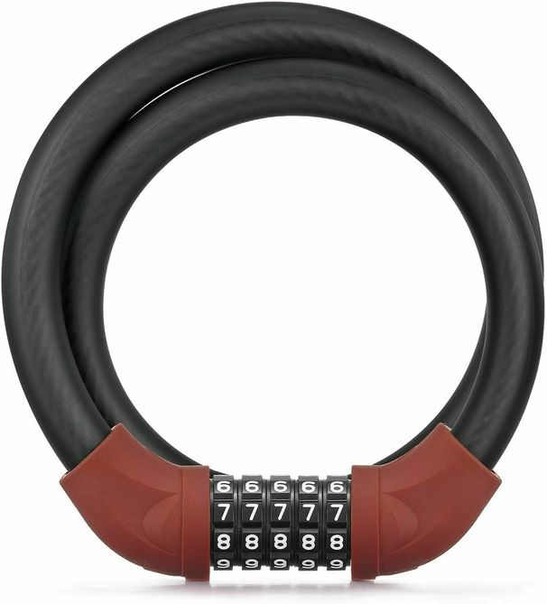 ROCKBROS Lucchetto per bicicletta Lucchetto a combinazione a 5 cifre per bici elettrica Moto, scooter, mountain bike, 3 stili_voghion.com