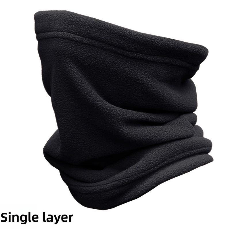 Scaldacollo antivento in pile spesso per autunno e inverno, multifunzionale, da sci, antifreddo, da esterno_voghion.com
