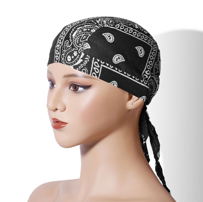 Piracki turban Harley kapelusz sportowy bieganie fitness oddychający pochłaniający pot cienki kolarstwo krem przeciwsłoneczny na zewnątrz Baotou kapelusz_voghion.com