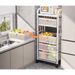 Snack Small Cart Kitchen Multi-Functional Rack Floor-Standing Multi-Layer Vegetable Basket Drawer Gap Storage Cabinet 1_voghion.com