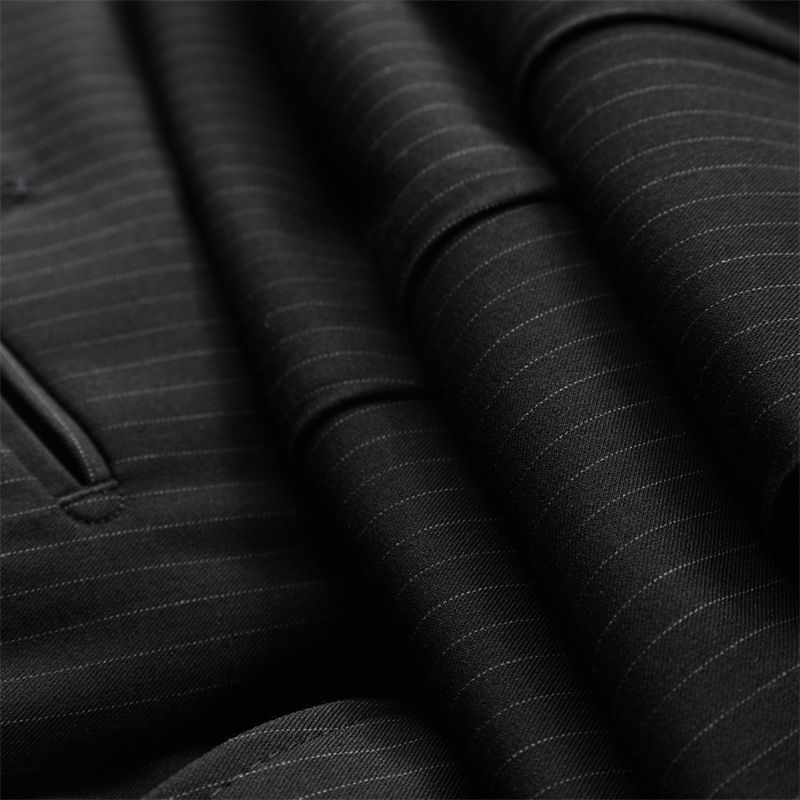 Blauer Zweireiher-Anzug für Herren – Anzug im britischen Stil für formelle Anlässe und Hochzeiten (Marineblau, Schwarz, Anzug + Hose oder Einzelstück, Größen 48/M-58/4XL)_voghion.com