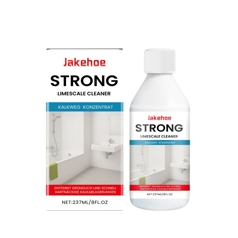 JAKEHOE Bathroom Descaler Neutral Formula Protects Surface Gloss Suitable For Shower Heads, Tiles, And Metal_voghion.com