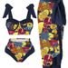 Stylisches 3-teiliges Mesh-Badeanzug-Set – Digitaldruck-Bikini mit langem Rock für Strand & Pool_voghion.com