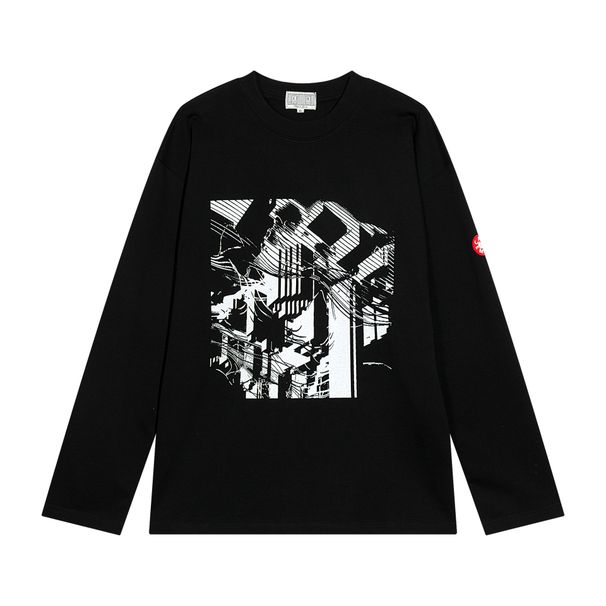 2023 Autumn/Winter New C.E Cyberpunk Printed Round Neck Pullover Long Sleeve Men's and Women's Same Style Batch_voghion.com