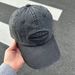 Face-Slimming 2025 Early Spring New High-Quality Enlarged And Widened Brim Embroidered Soft Top Baseball Cap_voghion.com
