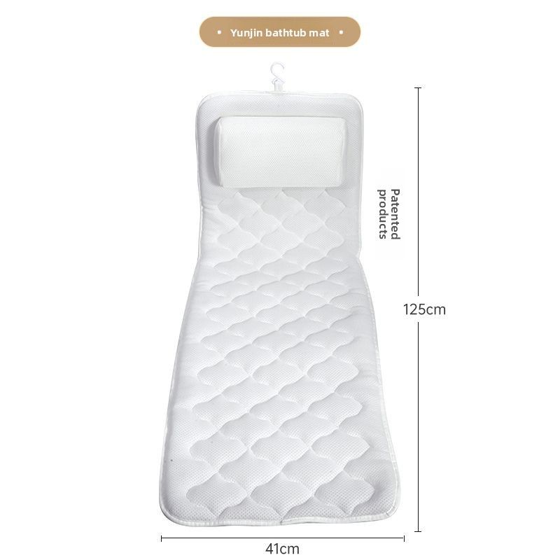 4D Non-Slip Bath Pillow, Universal Bathroom Mat For Winter, Foot-Stepping Anti-Fall Cushion With Suction Cup_voghion.com