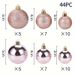 Cross-border Popular Spot Christmas Decorative Ball 44pcs Set Christmas Decoration Christmas Tree Decoration Pendant Manufacturer_voghion.com