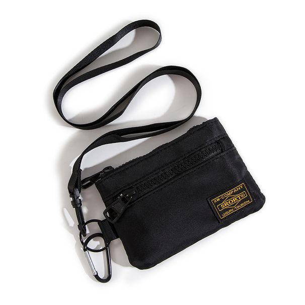 Borsa a tracolla unisex piccola, alla moda, casual, versatile, in tessuto Oxford, stile da lavoro, portamonete, semplice, portachiavi, borsa per carte_voghion.com