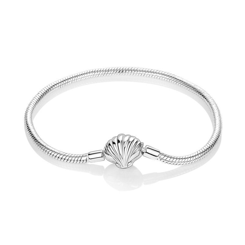 Braccialetto a forma di cuore in rame con conchiglia dell'albero della vita_voghion.com