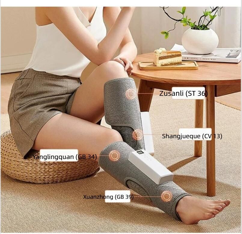 Elektrische Beinheizung mit Meridianmassage, vollautomatische Luftdruckmassage zur Wadenmassage für Männer und Frauen_voghion.com