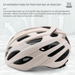 Integriertes Formfahrrad mit Rücklicht Atmungsaktiver Rennradhelm für Erwachsene_voghion.com