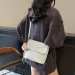 Women's Minimalist Designer New Lychee Pattern Wide And Narrow Double Strap Shoulder Magnetic Buckle Zipper Crossbody_voghion.com