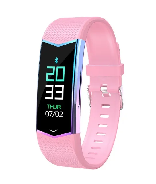 HD 0,96 Zoll Faarfbildschierm Bracelet Bluetooth Smart Armband Auer Sport Armband Fir Android iPhone 3D25_voghion.com