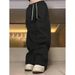 Men's Vintage Straight Leg Jogger Pants – Classic Retro Casual Sweatpants With Drawstring & Multi-Pockets_voghion.com