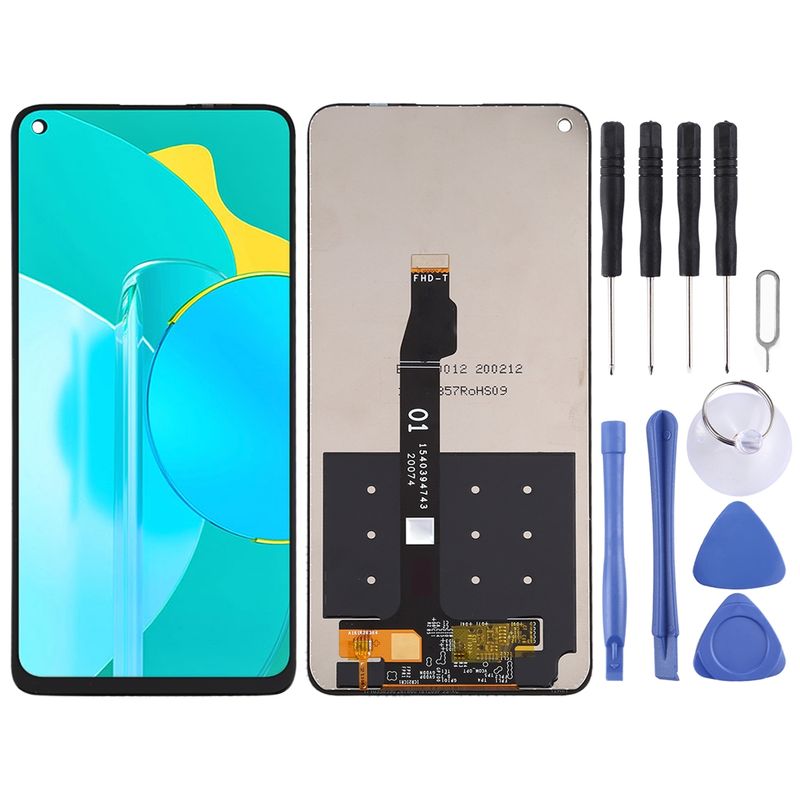 OEM LCD Screen For Huawei Nova 7 SE / CDY-AN00 With Digitizer Full Assembly(Black)_voghion.com
