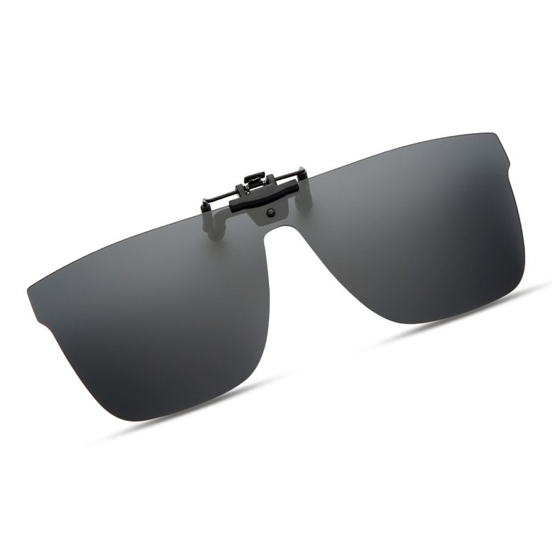 2022 New Dazzling Color Polarized Aviator Prescription Sunglasses One-piece Large Frame Flip-up Clip-on Glasses_voghion.com