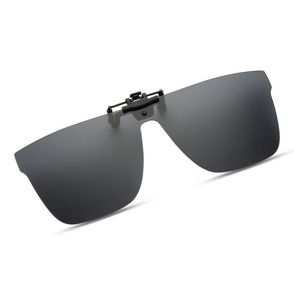 2022 New Dazzling Color Polarized Aviator Prescription Sunglasses One-piece Large Frame Flip-up Clip-on Glasses_voghion.com