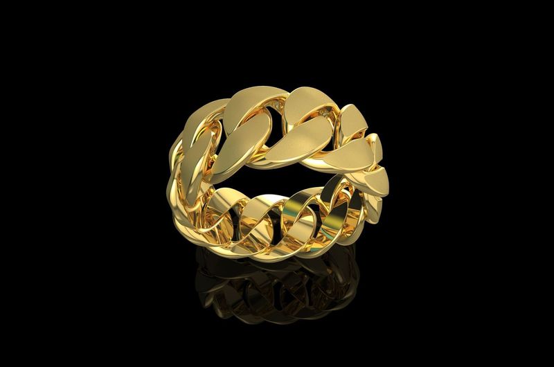 Damen Modeschmuck Business Punk Rock Vintage Böhmischer Edelstein Kristall Zirkon Gold Twisted Ring_voghion.com