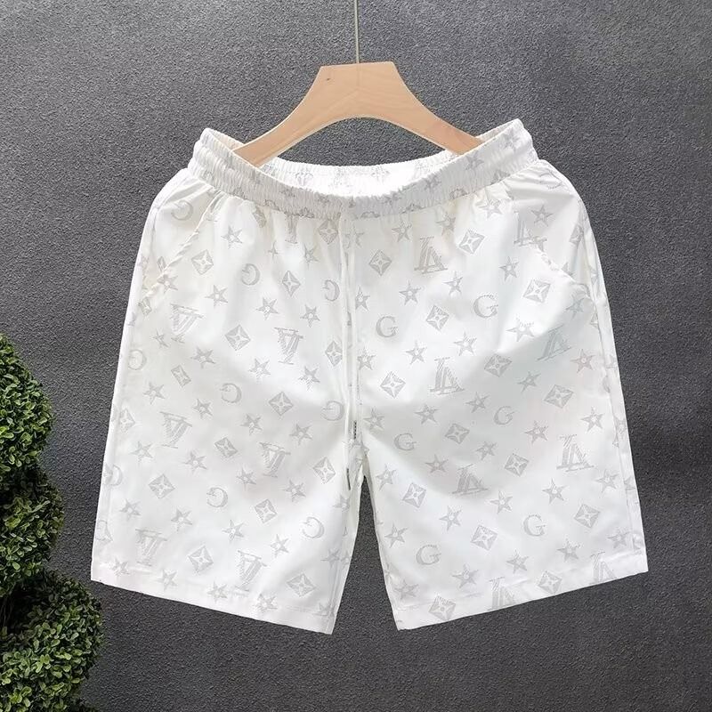 Pantaloni scurți de vară, pantaloni sport de plajă subțiri, bărbați, la modă, lejeri, pentru casă și capri pentru bărbați_voghion.com