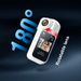 Caméra portable 2,7K avec dragonne magnétique, légère et portable (1,26 oz), objectif rotatif à 180°, écran IPS de 3,73 cm_voghion.com
