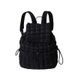 Autumn Winter New Down Padded Women's Fashion Commuter Large Capacity Fluffy Plaid Lightweight Travel Backpack_voghion.com
