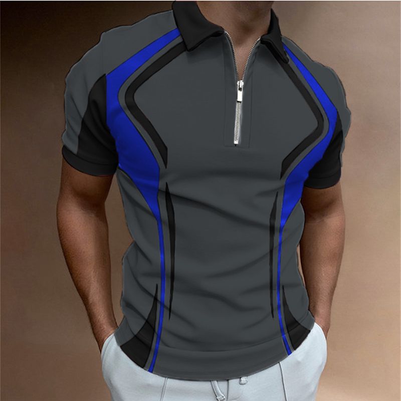 Herren Golfshirt Kurzarm Revers Advanced Business Casual Top 2023 Markenlogo Herren Designerkleidung_voghion.com
