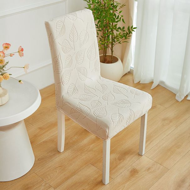 Coprisedie da pranzo elastiche ed elastiche, con motivo a foglie, antipolvere, antiscivolo, decorative, per casa, cucina e ufficio._voghion.com