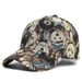 Boné de beisebol de urso fofo novo primavera sunh dog print homens mulheres unissex-adolescentes algodão snapback bonés moda hip hop vintage_voghion.com