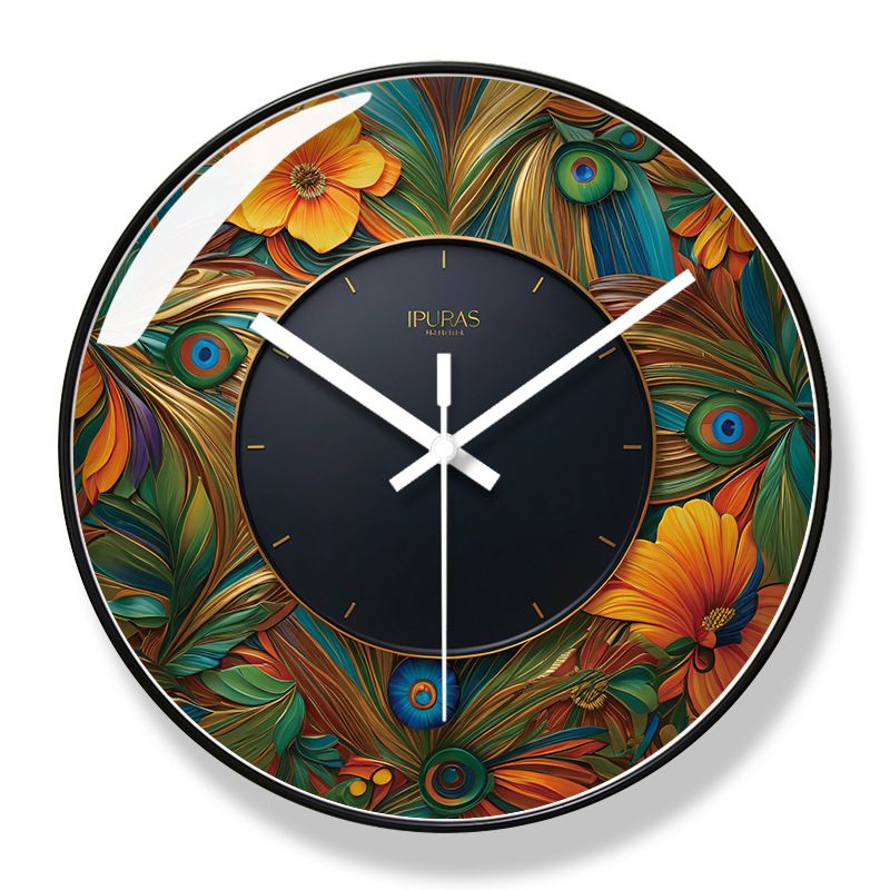 Yipula 7265 Wall Living Room Home Fashion Creative Light Luxury Decoration Bedroom Nordic Simple Quartz Clock_voghion.com