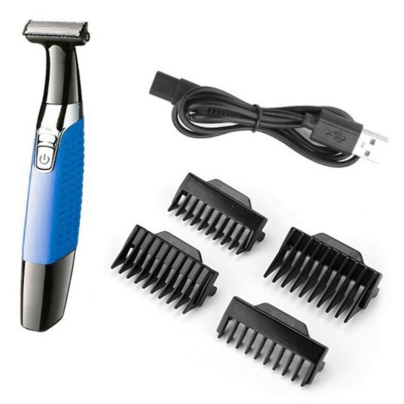 Afeitadora eléctrica universal para hombres y mujeres, resistente al agua y sin dolor, recargable por USB._voghion.com