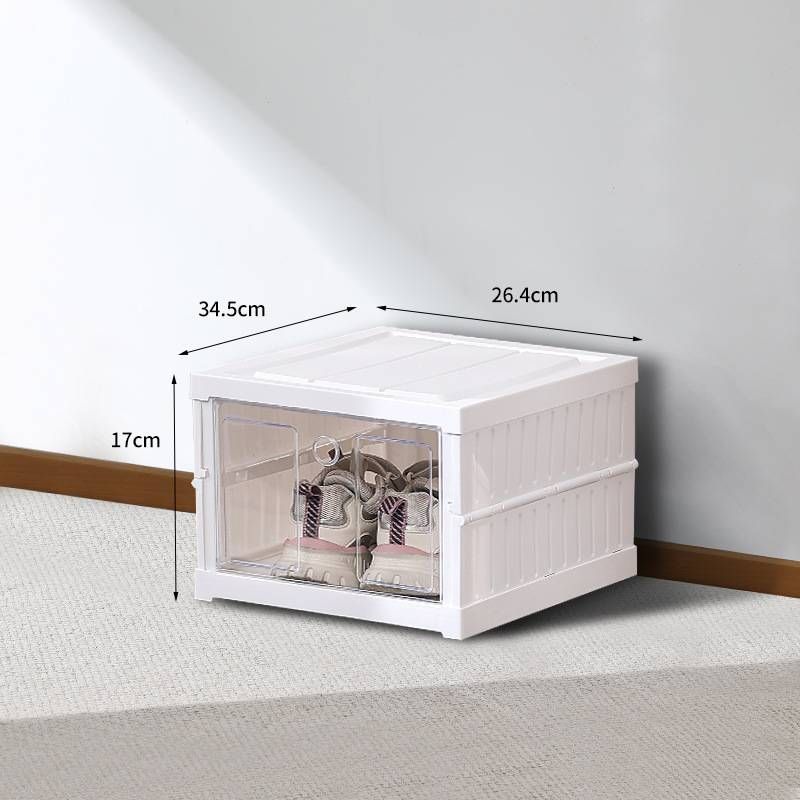 Klappschong Rack Multi Layer Plazspuerend Dier Schongspäicherkëscht Plastik Balkon Klappbar Einfach Schongkëscht_voghion.com