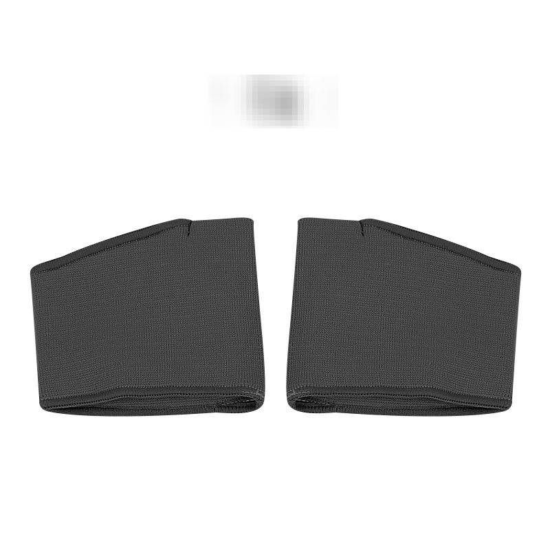 Breathable Anti-Slip Half Insole With Silicone Padding For Men & Women – Cushioned Forefoot Support For Bunions, Dance & Daily Comfort (Black/Beige)_voghion.com