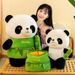Bamboo Adorable Tube Panda Plush Toy Soft And Cuddly Giant Panda Gift Doll_voghion.com