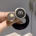 Pearl Ins Letter Tie High Elasticity Durable Rope Simple Versatile Ponytail Holder Hair Accessory_voghion.com