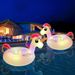 Pool & Accessories Unicorn Pool Float Lounge For Adults Inflatable Chaise With Backrest Led Lights Heavy Duty Pvc_voghion.com