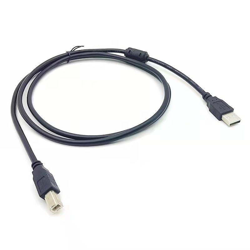 50704555550<=3 Printing 2.0 Data Full Copper Black USB Square Port Printer Cable 1.6m_voghion.com