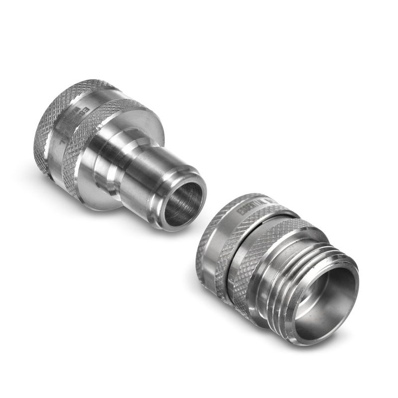 Redesigned 3/4" Garden Hose Quick Connect Set | Solid Stainless Steel Fittings_voghion.com