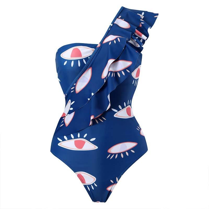 2023 Nieuwe zwemkleding uit één stuk dames strakke slanke band badmode set mesh lange rok_voghion.com