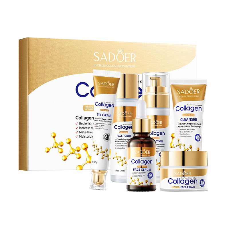 Zestaw nawilżający i nawadniający Collagen Firming Skincare 6 sztuk Box_voghion.com