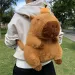 Lovely Capybara Plush Backpack Kawaii Fashion Plushie Fur Children's Shoulder Bag Mini Knapsack Bags Gift For Girlfriend_voghion.com