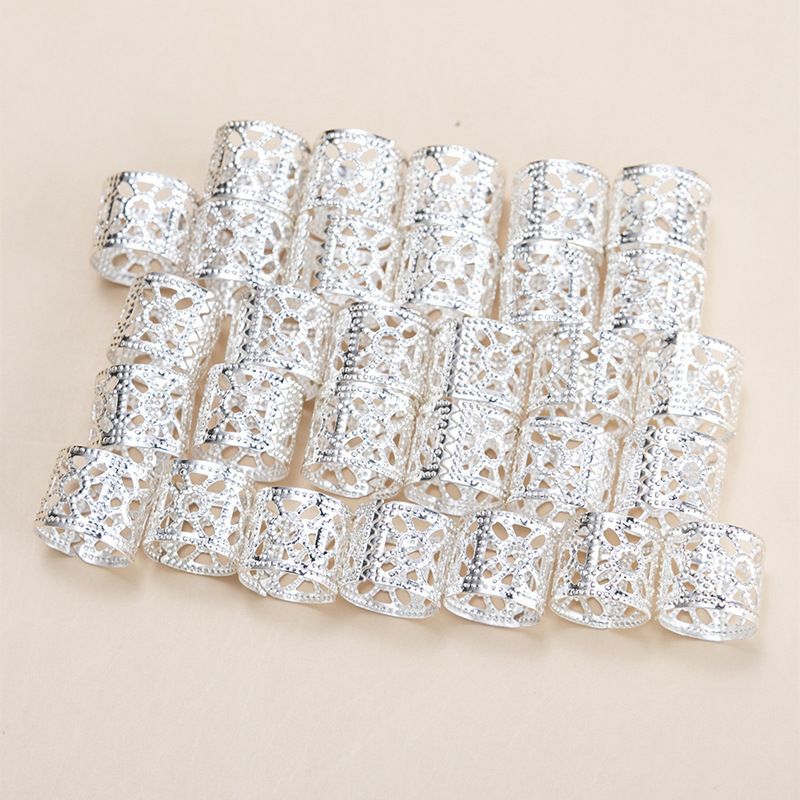 European & American Trendy Dreadlock Hair Clip, Fashion Metal Hair Ring, African Style Unique Dreadlock-Specific Hair Hoop_voghion.com