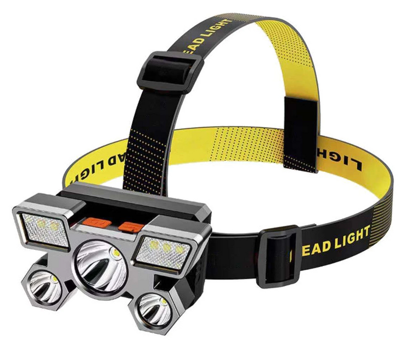 LED-ljus superljus huvud ficklampa vattentät kraftfull pannlampa lämplig för utomhuscamping vandring jakt fiske cykling och löpning_voghion.com