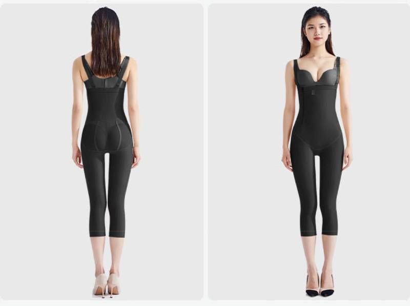 Women's clothing Postpartum abdominal sling shaping with double layered compression of the waist, abdomen, and thighs_voghion.com
